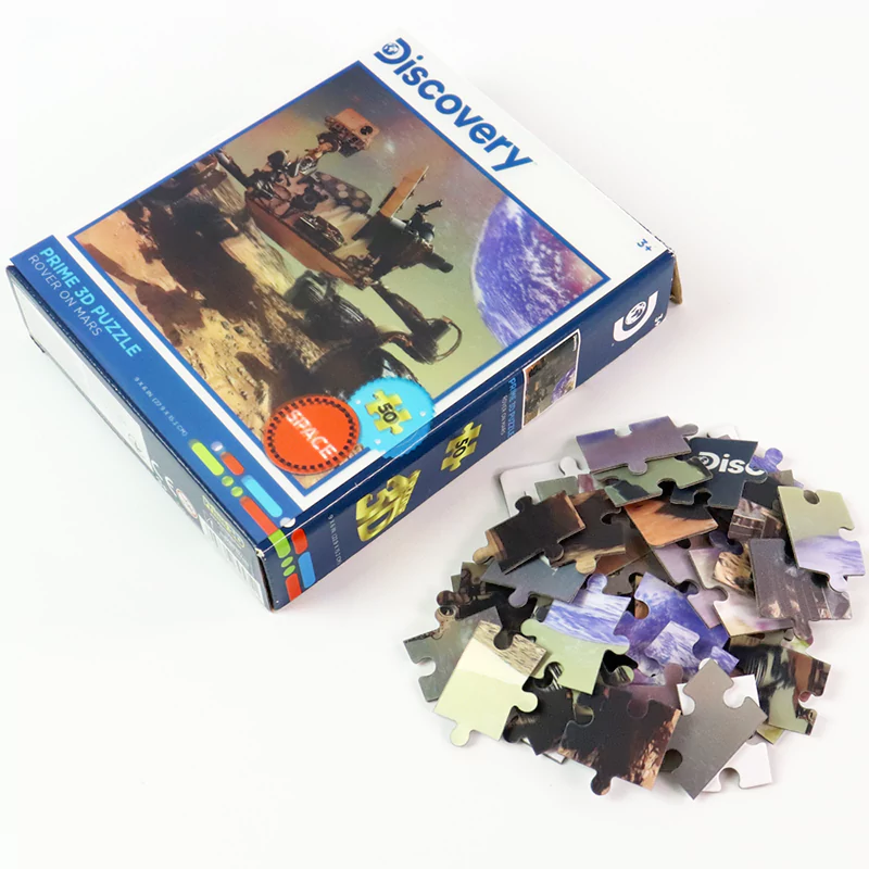 Custom jigsaw puzzles and packaging boxes