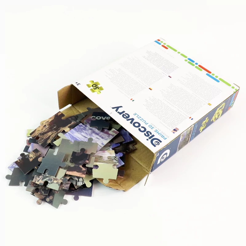 Custom jigsaw puzzles and packaging boxes