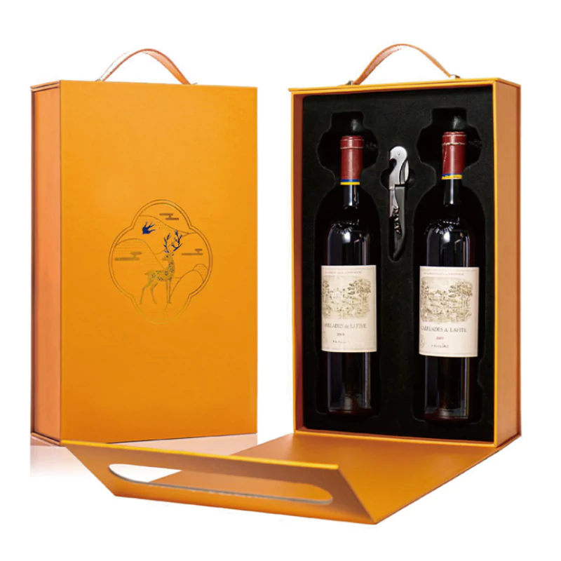 Fully Customized High-end Red Wine Packaging Gift Box Crown Win Packaging Factory