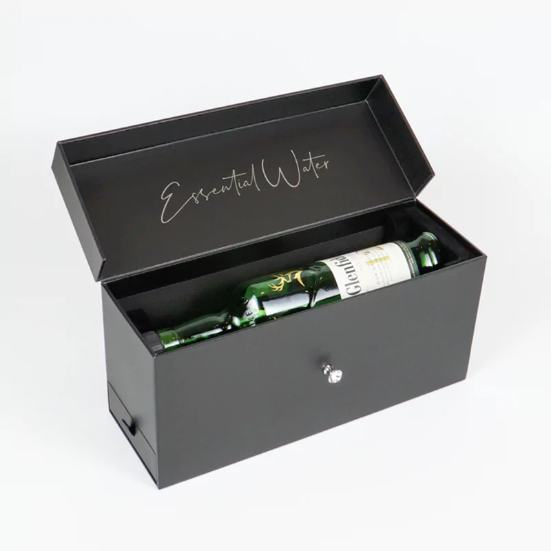 custom flip wine packaging box