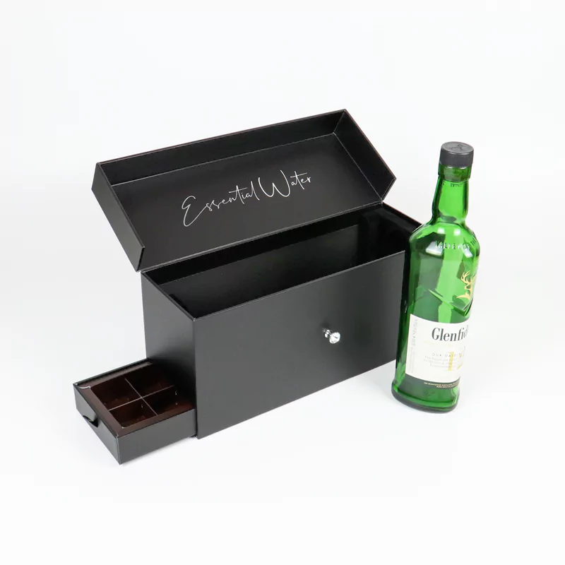 custom flip wine packaging box