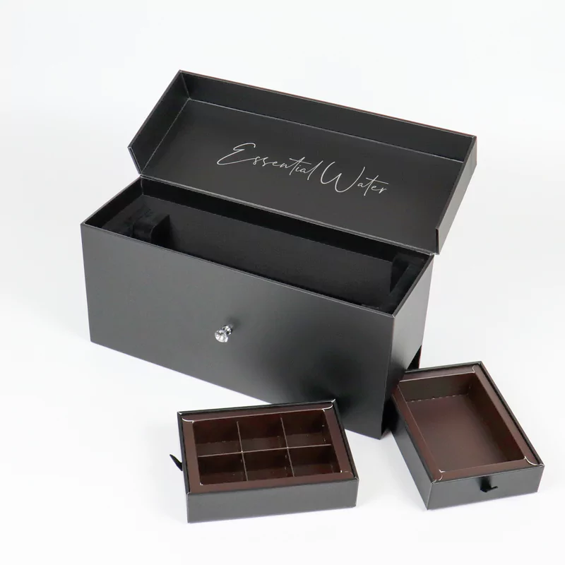 custom flip wine packaging box