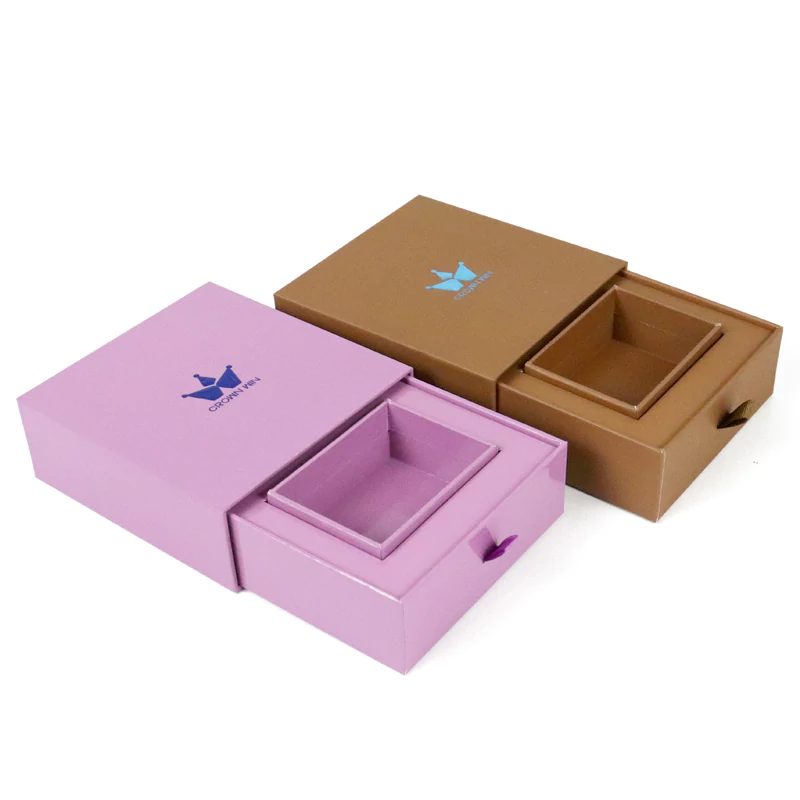 High-end Pull-out Packaging Drawer Box Personalized Customization Crown Win Packaging Manufacturer