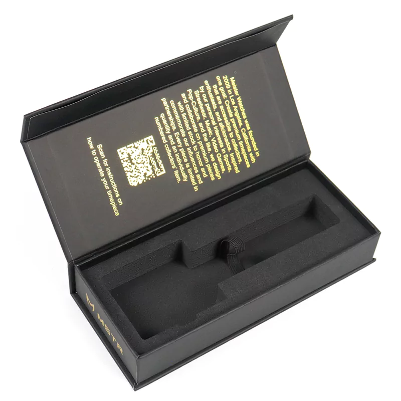 Customizable Logo Printing Brand Magnetic Watch Packaging Box Crown Win Package Factory