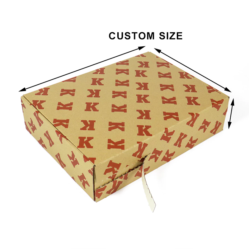Customizable Kraft paper mailer packaging box