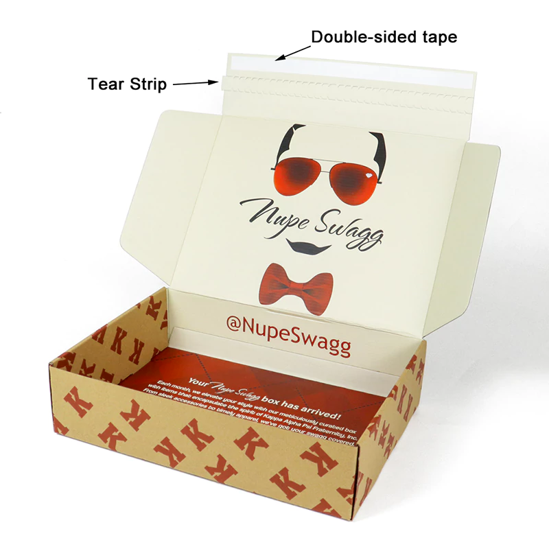 Customizable Kraft paper mailer packaging box