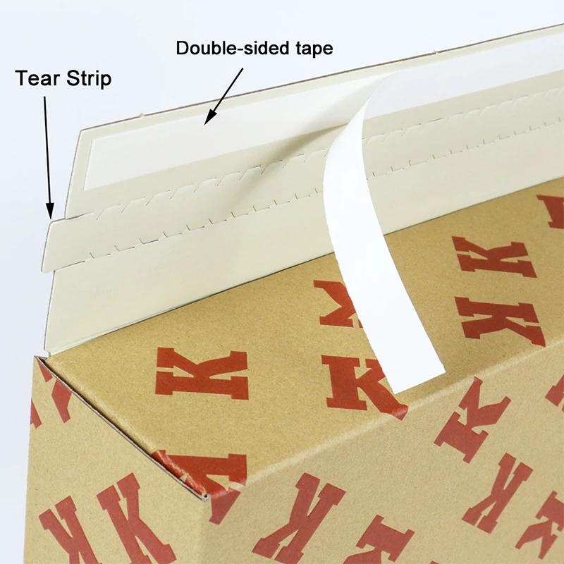 Customizable Kraft paper mailer packaging box