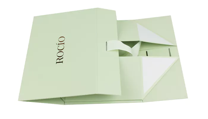 Custom folding box packaging