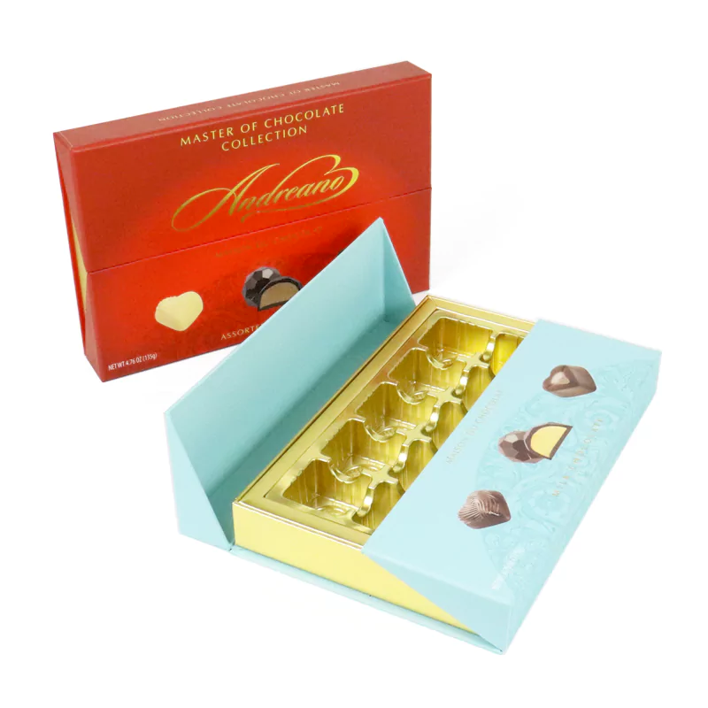 Double door chocolate packaging box