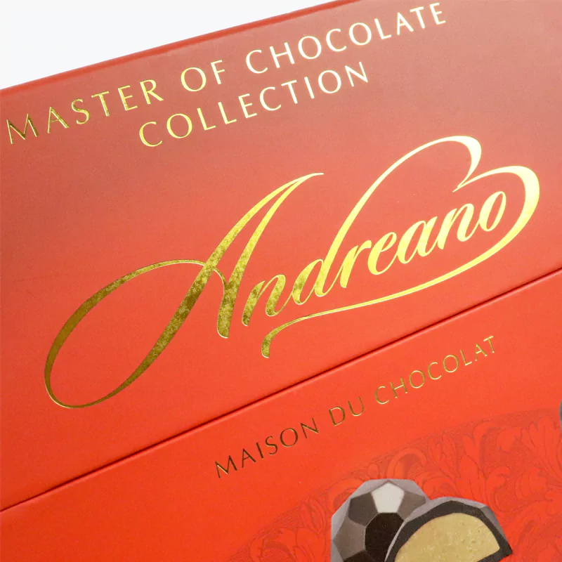 Double door chocolate packaging box