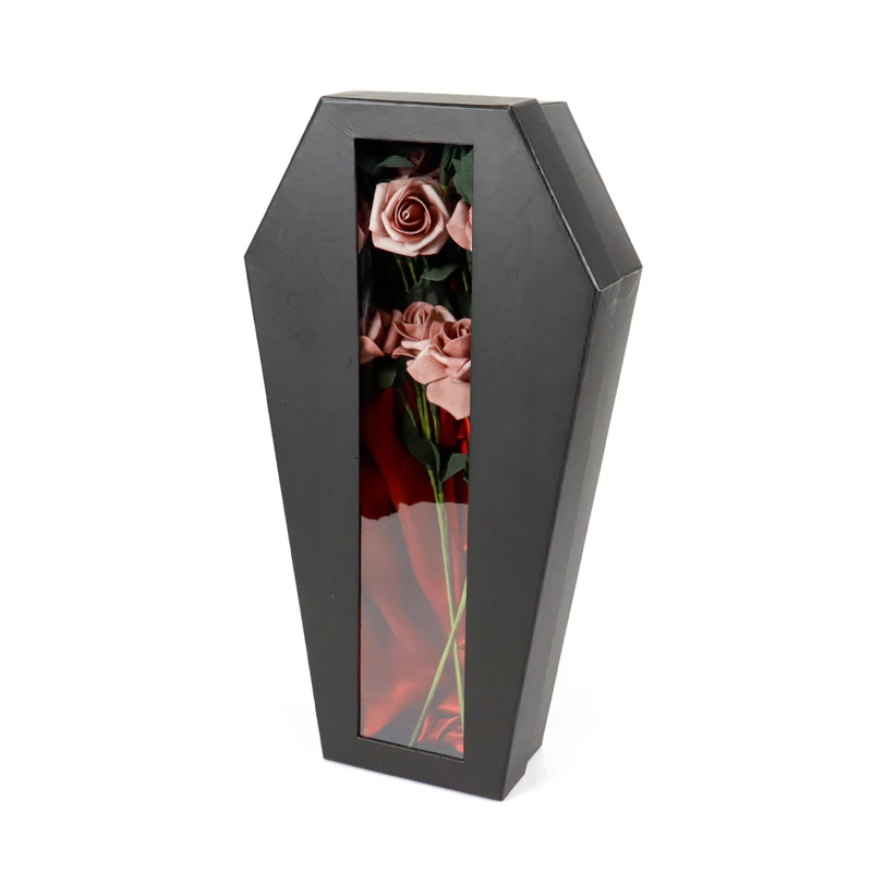 coffin shaped packaging box