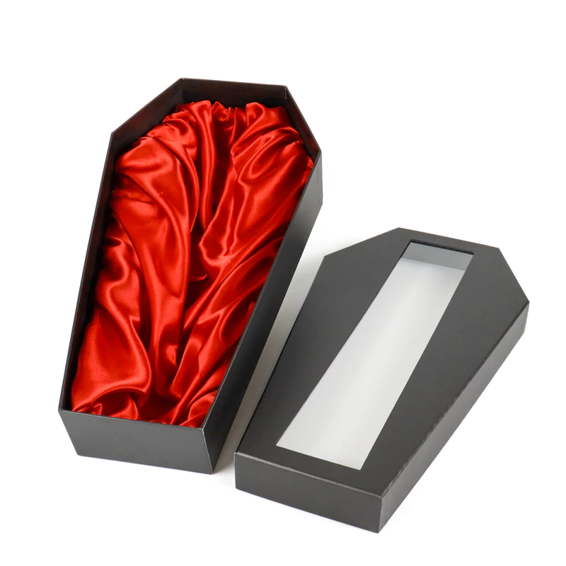 coffin shaped packaging box