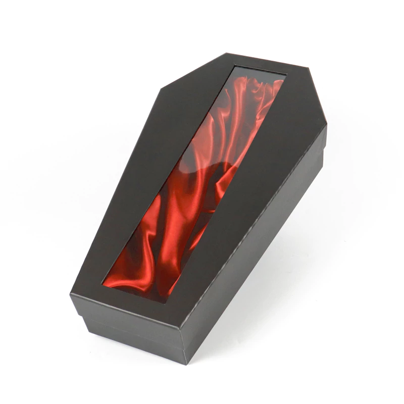 coffin shaped packaging box