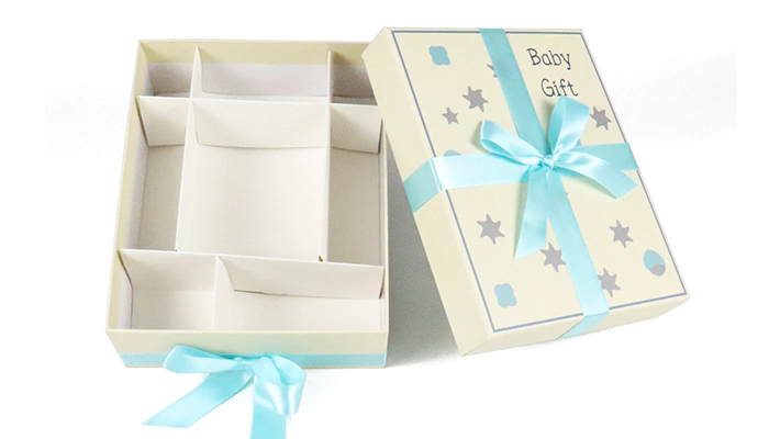 lid and bottom baby gift box