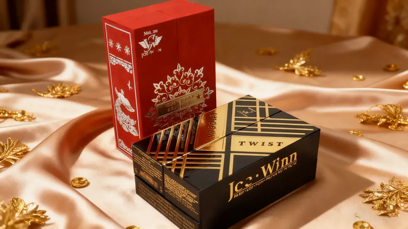 Double-door perfume packaging box2