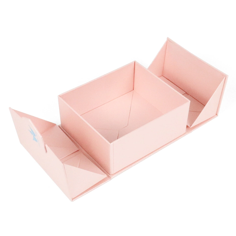 Custom printed cardboard double-door foldable packaging box Crown Win Manufacturer