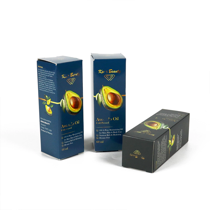 Customized moisturizing oil packaging box
