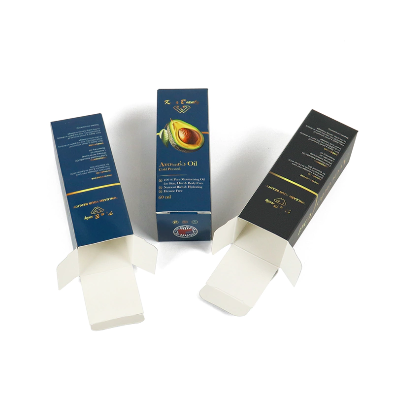 Customized moisturizing oil packaging box