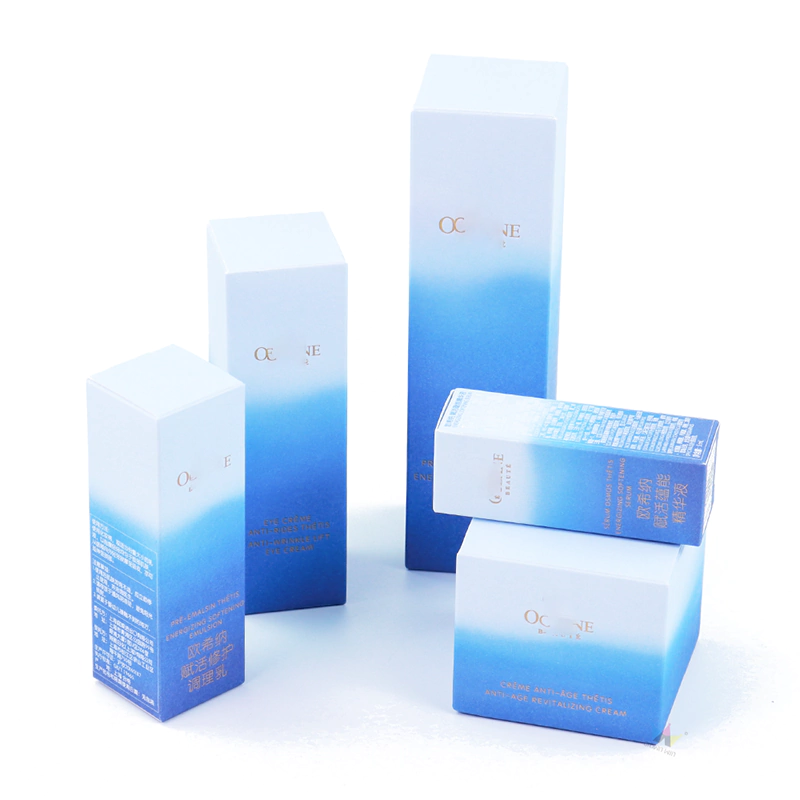 Custom printed branded skin care product packaging boxes Crown Win Package Manufacturer