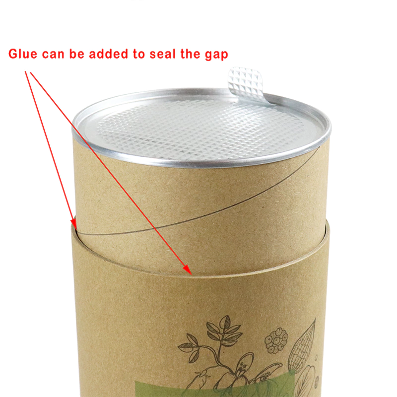 custom Kraft paper round box