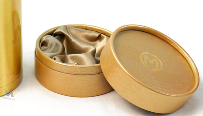 custom paper round box