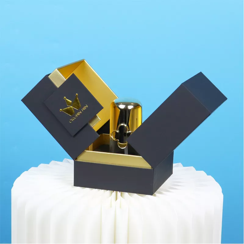 High End Luxury Double Door Perfume Sample Box Packaging Custom Perfume Subscription Box Crown Win Manufacturer