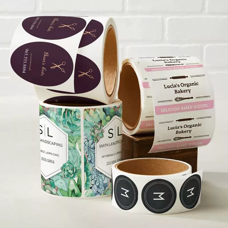 Durable Designs Quality Brand Packaging Custom Sticker Print Wholesale