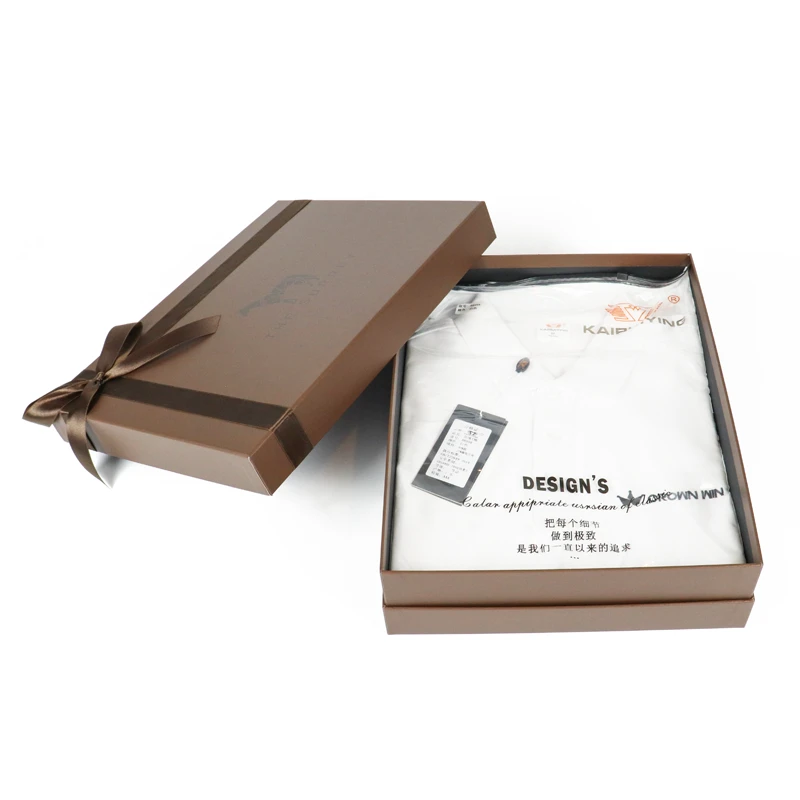 Custom Wholesale Gift Box Clothes T Shirt Packaging Boxes Manufacturer
