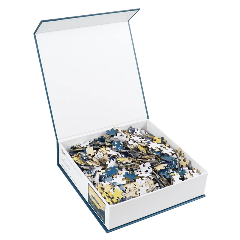 Logo Print Personalised Magnetic Puzzle Box Toy Custom Puzzle Gift Box Wholesale