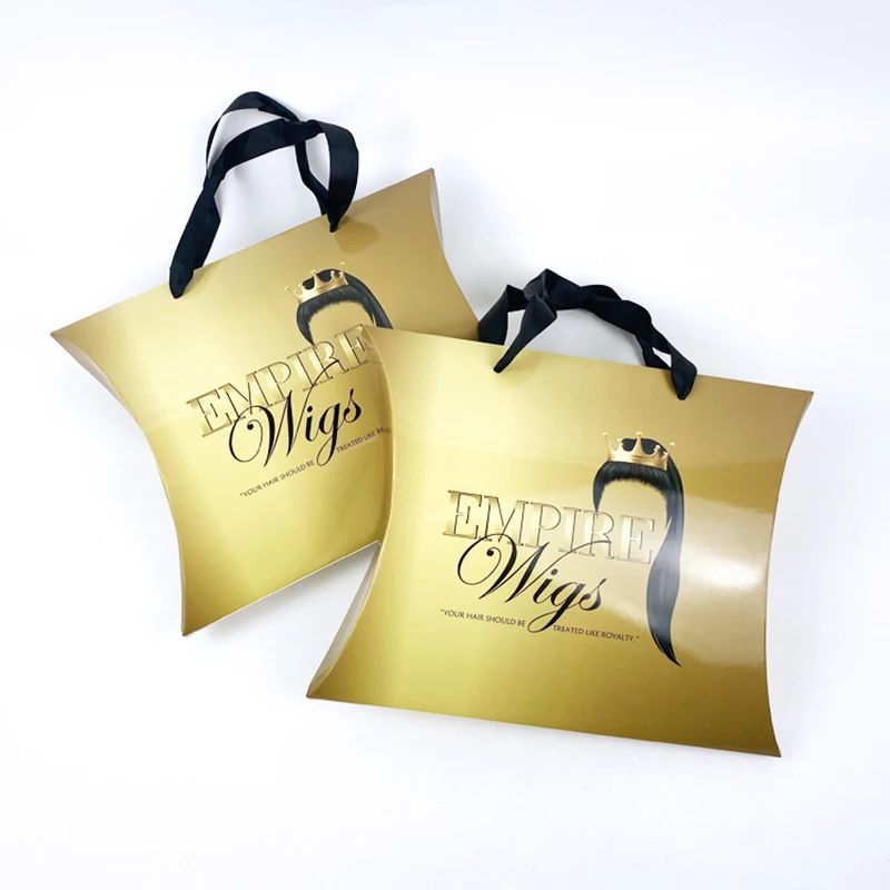 Custom Hair Packaging Pillow Box 4
