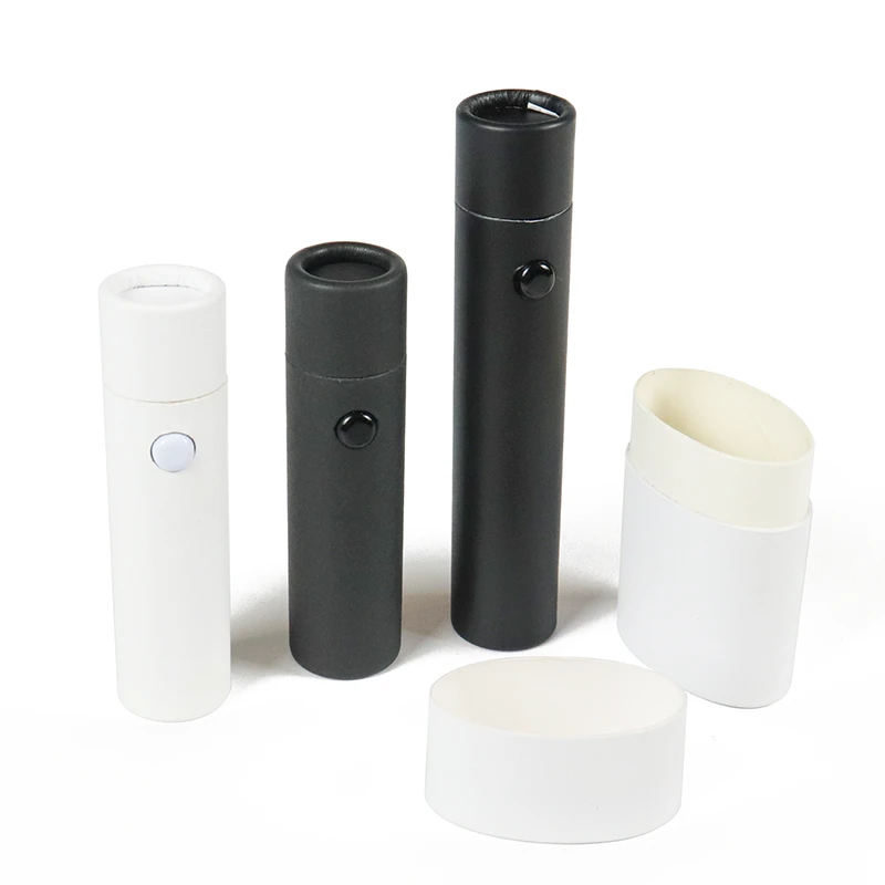 Child-Resistant Cylinder Tube Packaging Custom Electronic Cigarette Box Wholesale
