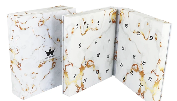 blank advent calendar box