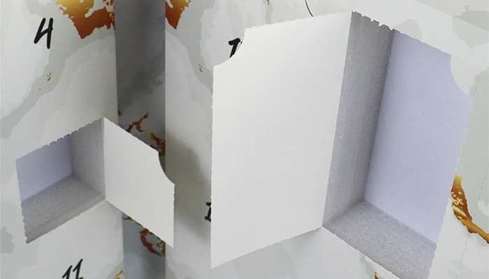 blank advent calendar box