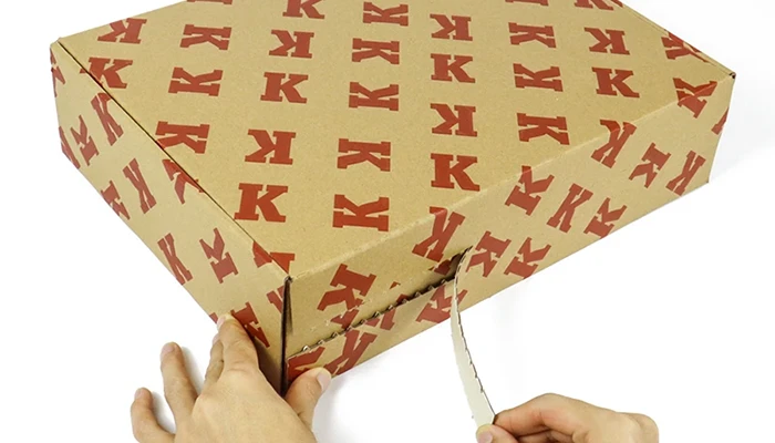 box with tear strip
