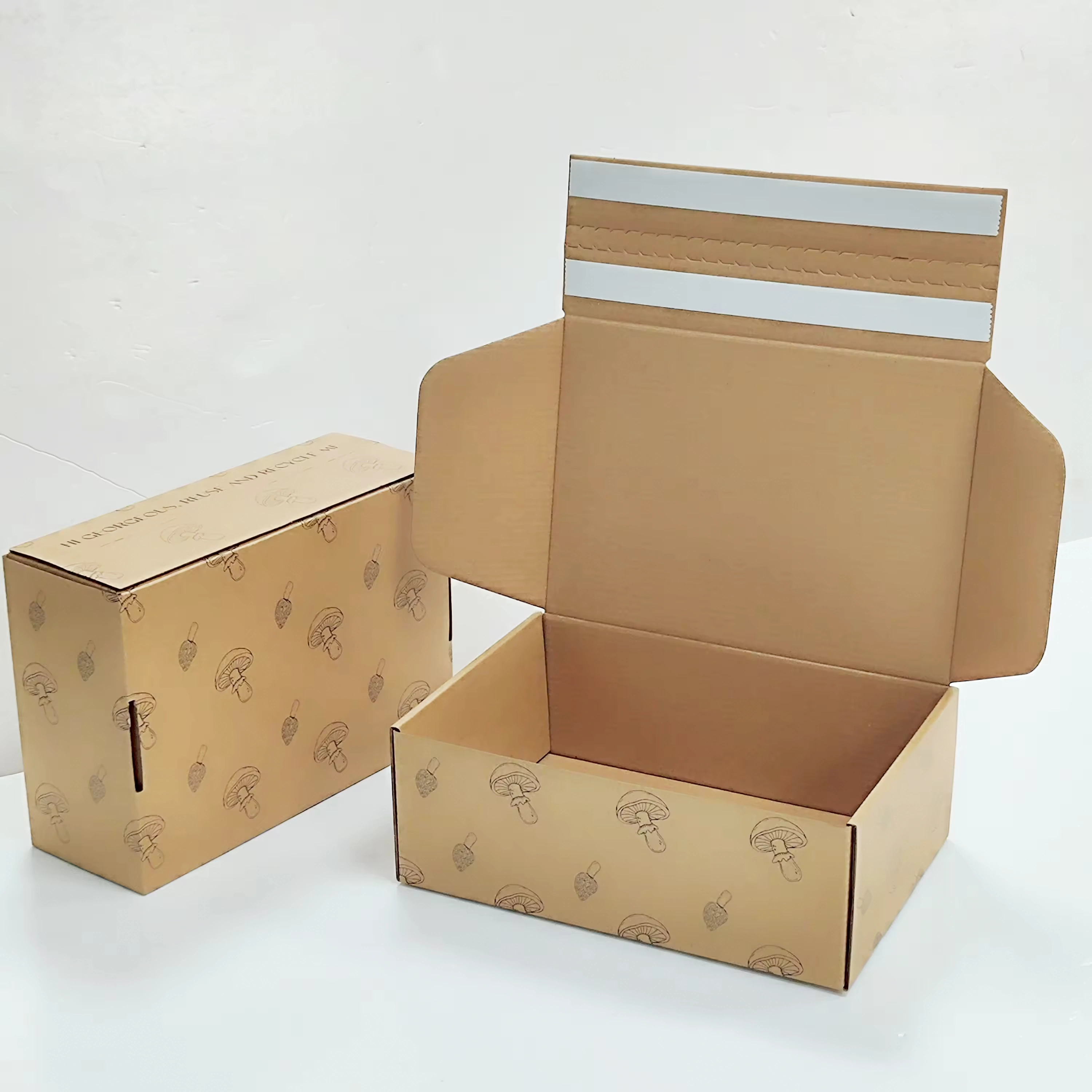Corrugated Cardboard Packaging Custom Tear Open Box Wholesale