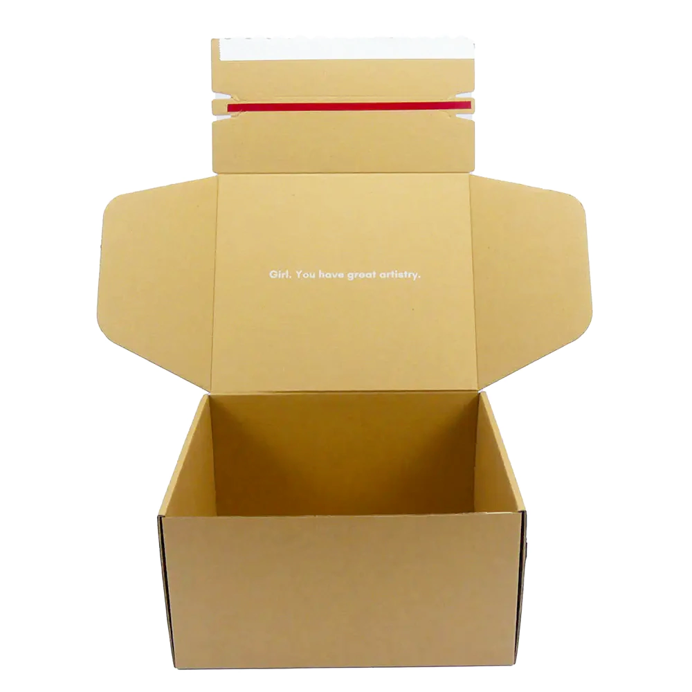 custom paper box with tear strip