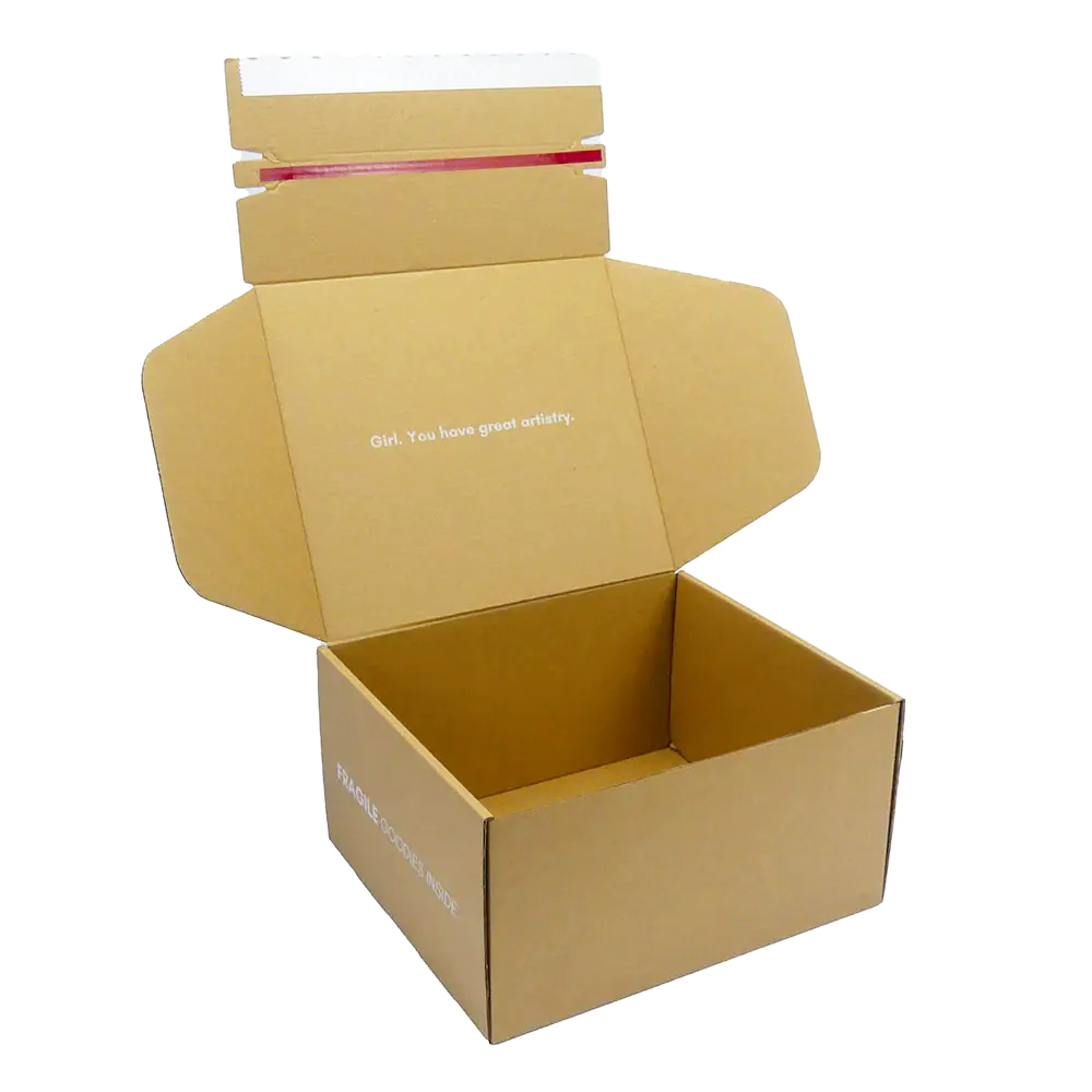custom paper box with tear strip