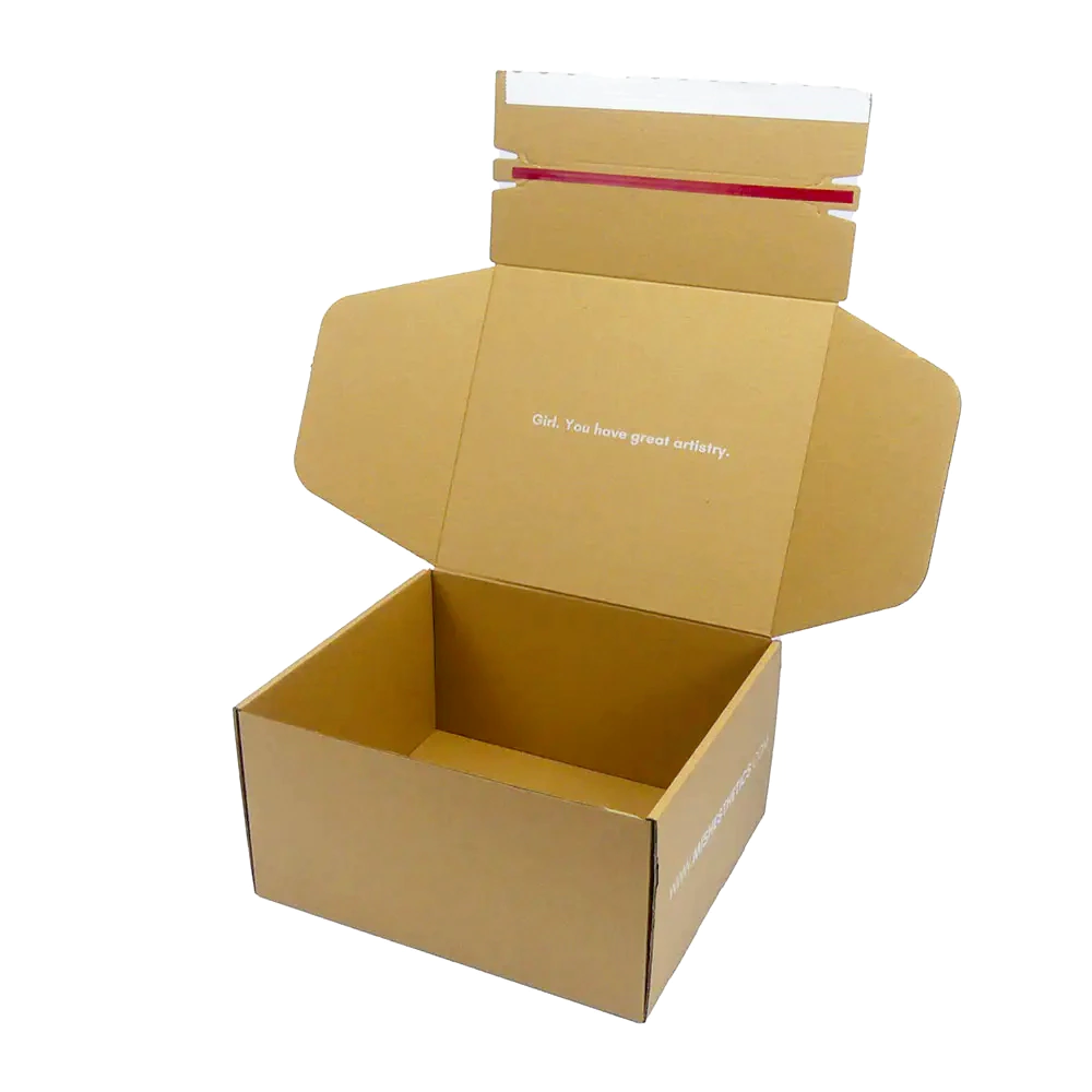 custom paper box with tear strip