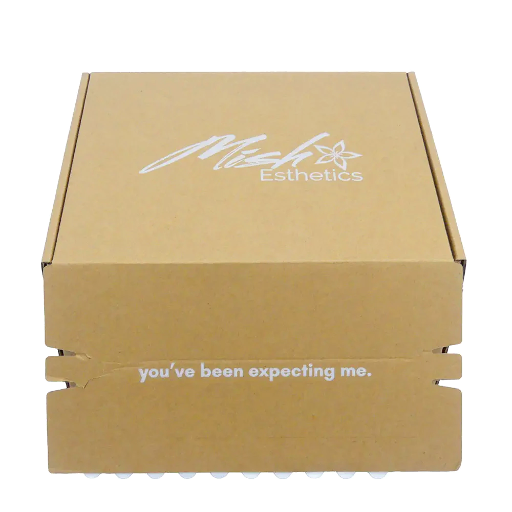 custom paper box with tear strip