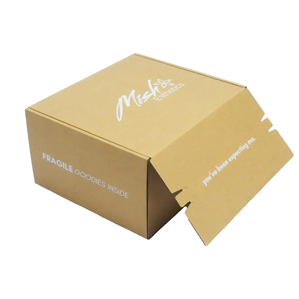Mailer Shipping Packaging Custom Paper Box With Tear Strip Wholesale