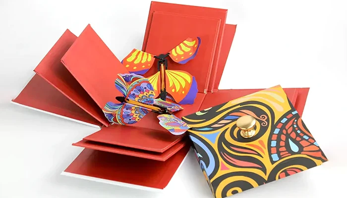Custom Exploding Butterfly Box