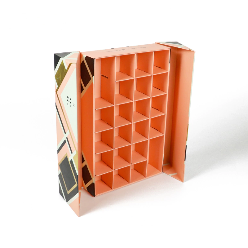 High-end Double Door Design Hot Stamping Finish Chocolate Gift Packaging Box Customized Crown Win Manufacturer