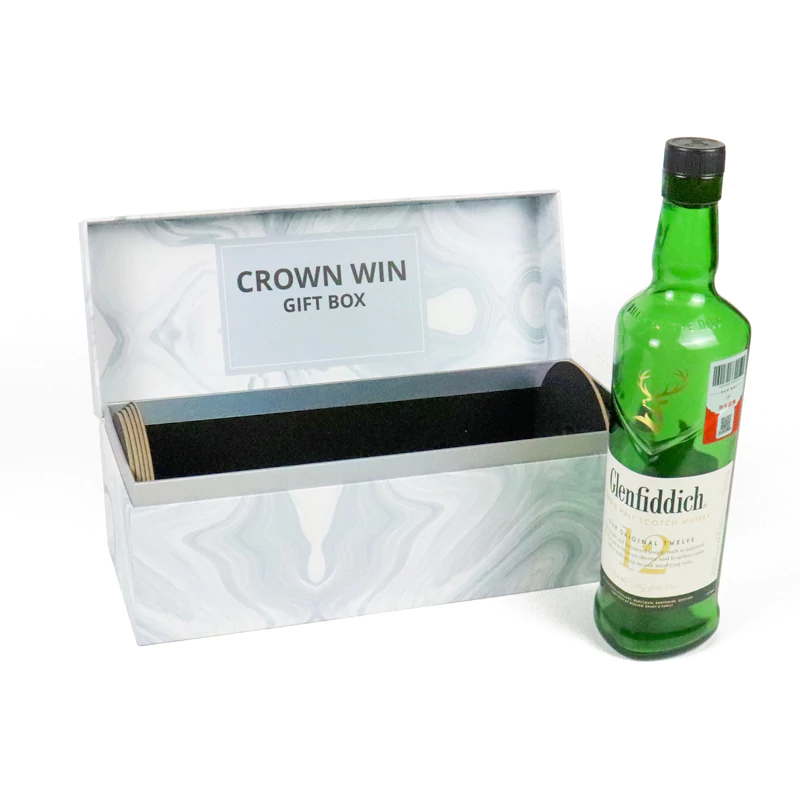 Accept OEM/ODM Custom Cardboard Wine Gift Packaging Box Crown Win Manufacturer