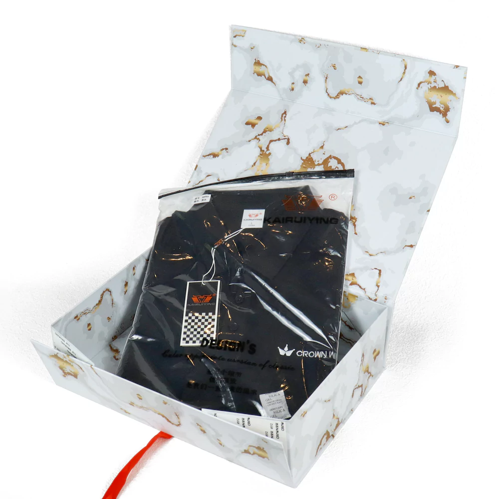 Customized Printing Foldable Premium Feeling Suit Shirt Skirt Clothing Packaging Gift Boxes Crown Win Manufacturer