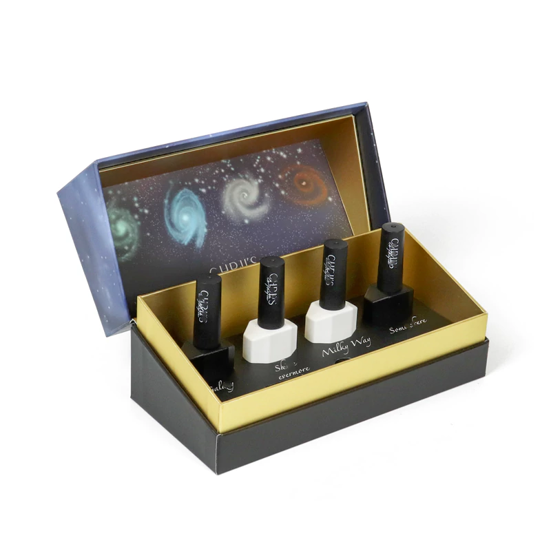 Customized High-end Cosmetics Beauty Nail Polish Set Packaging Box Crown Win Package Factory