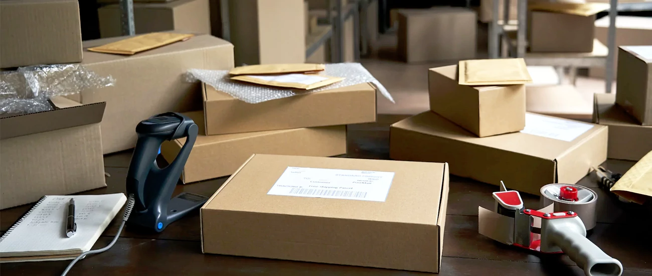 stock packaging