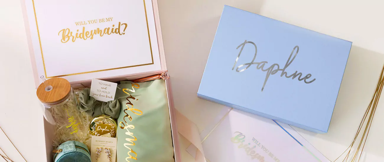 Bridesmaid gift box