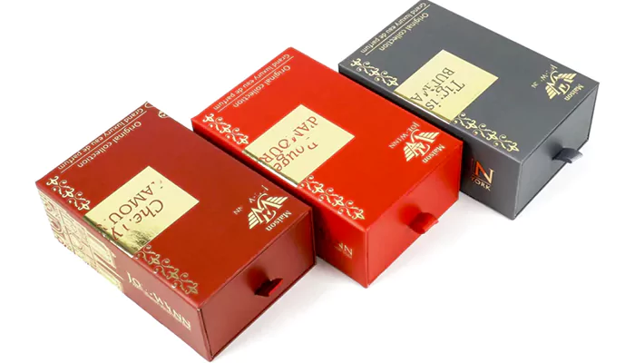 Custom drawer Perfume packaging box
