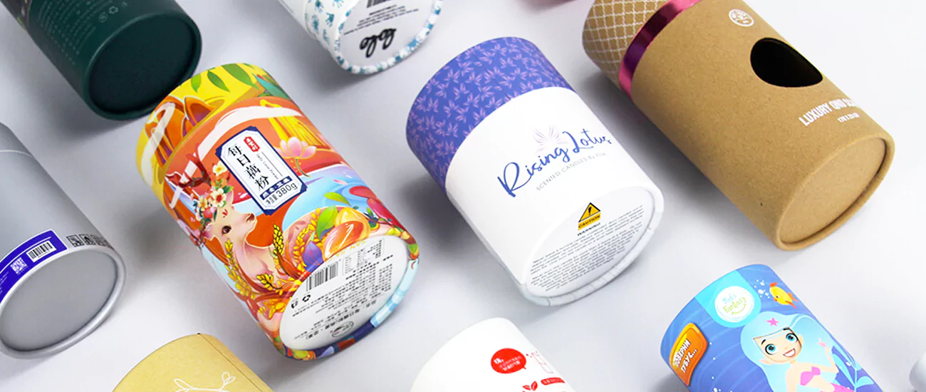 round paper tube packaging box