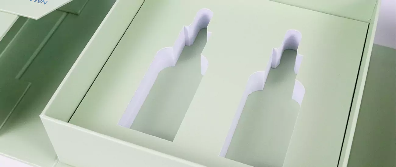 packaging box with EVA insert